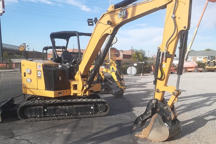 mini excavator 306cr for rent from trs equipment rental