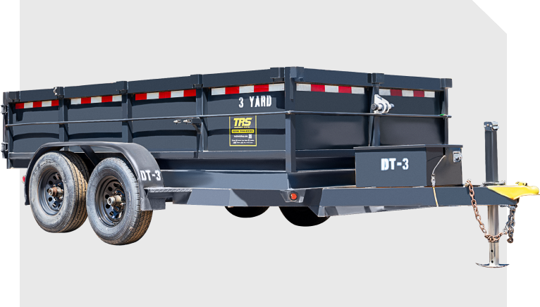 dump trailer electric brakes 7' x 14' for rent at trs equipment rental