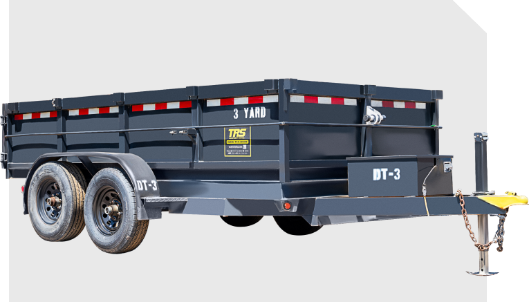 dump trailer electric brakes 7' x 14' for rent at trs equipment rental